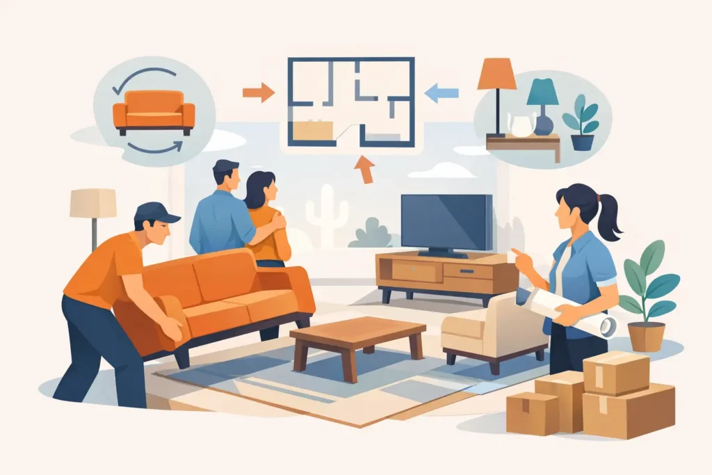Furniture Rearrangement Service Phoenix for Your Home