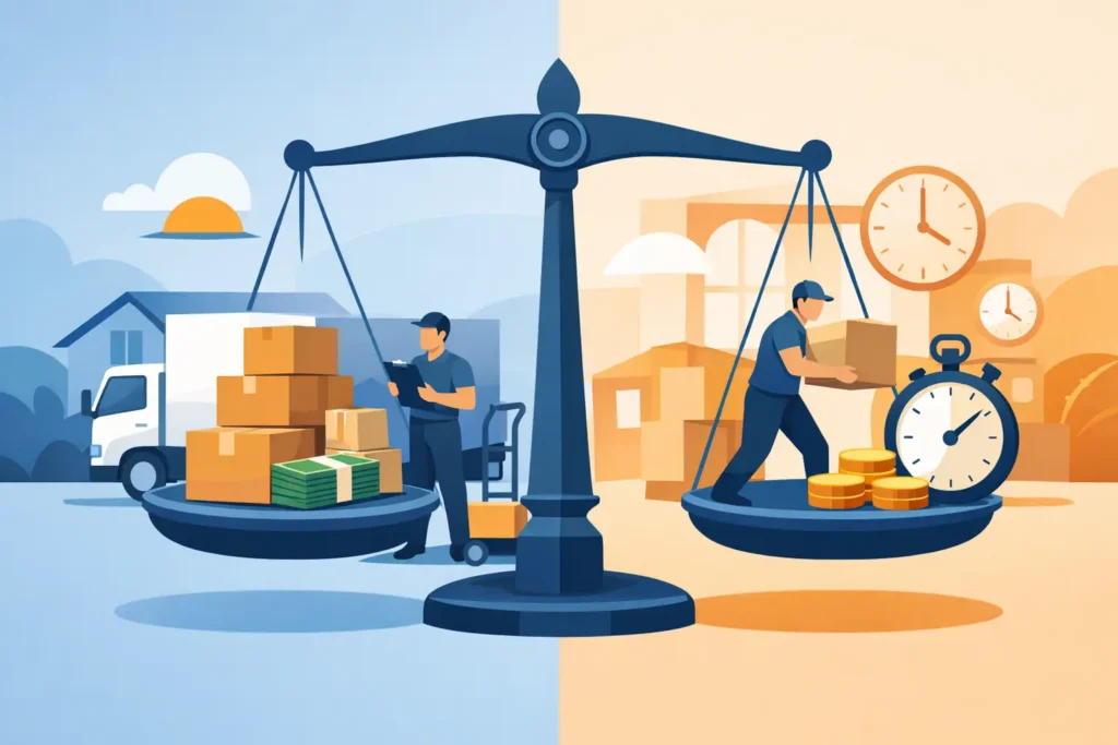 Flat Rate Versus Hourly Movers: Which Works?