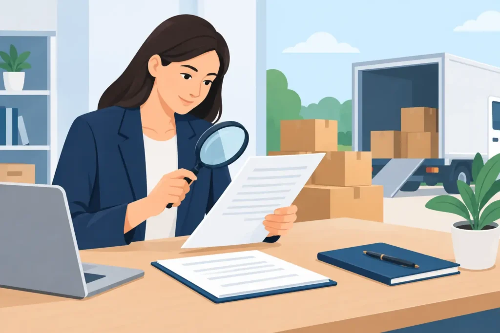 Moving Contract Review Tips Before You Book