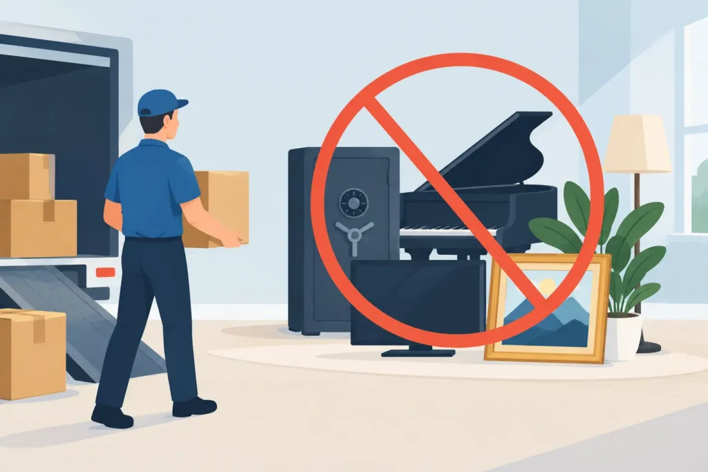 Items Movers Will Not Move During Your Move