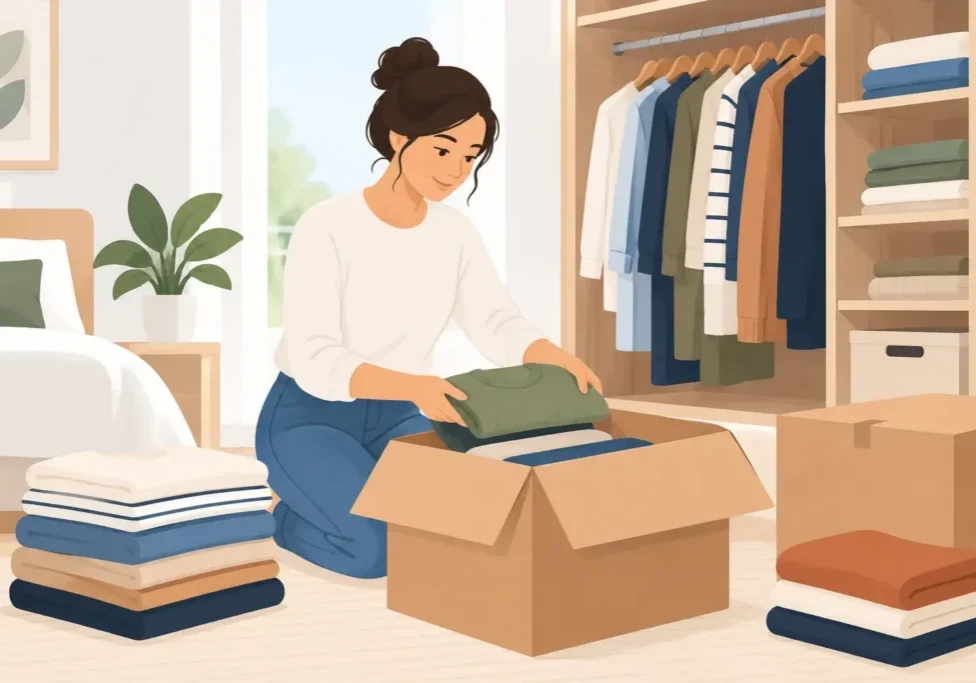 How to Pack Closet Clothes Without the Stress